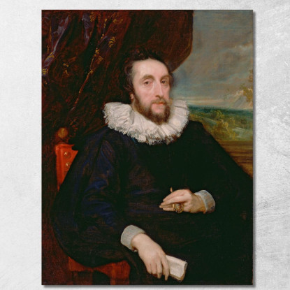 Thomas Howard Secondo Conte Di Arundel Anthony van Dyck avd131 quadro stampato su tela