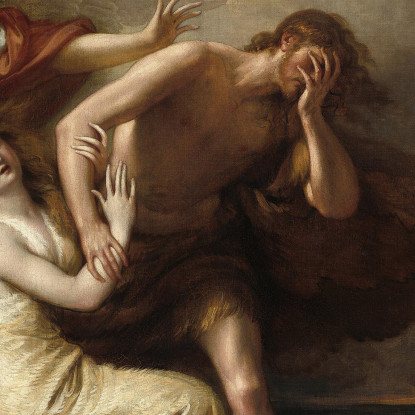 La Cacciata Di Adamo Ed Eva Dal Paradiso Benjamin West bwt67 quadro stampato su tela