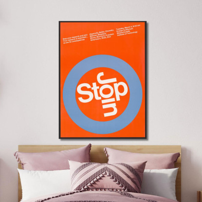 Smetti Di Partecipare Dietmar Winkler dwk16 quadro stampato su tela