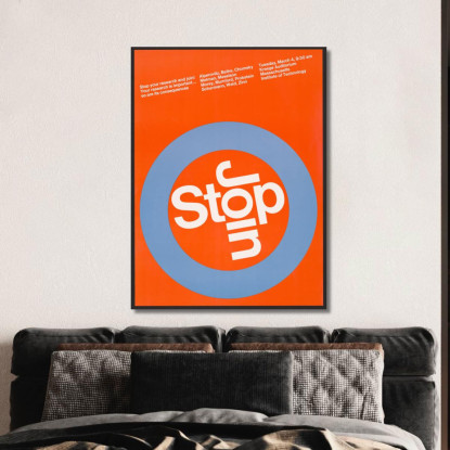 Smetti Di Partecipare Dietmar Winkler dwk16 quadro stampato su tela