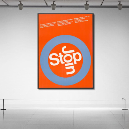 Smetti Di Partecipare Dietmar Winkler dwk16 quadro stampato su tela