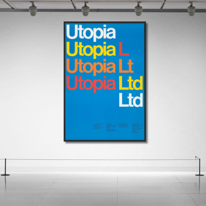 Utopia Ltd Dietmar Winkler dwk19 quadro stampato su tela