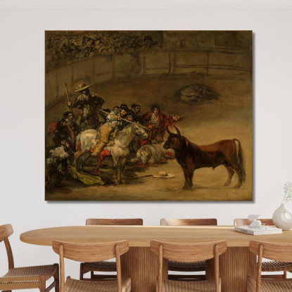 La Fortuna Di Rods Corrida Francisco de Goya fgy10 quadro stampato su tela