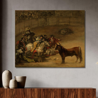 La Fortuna Di Rods Corrida Francisco de Goya fgy10 quadro stampato su tela