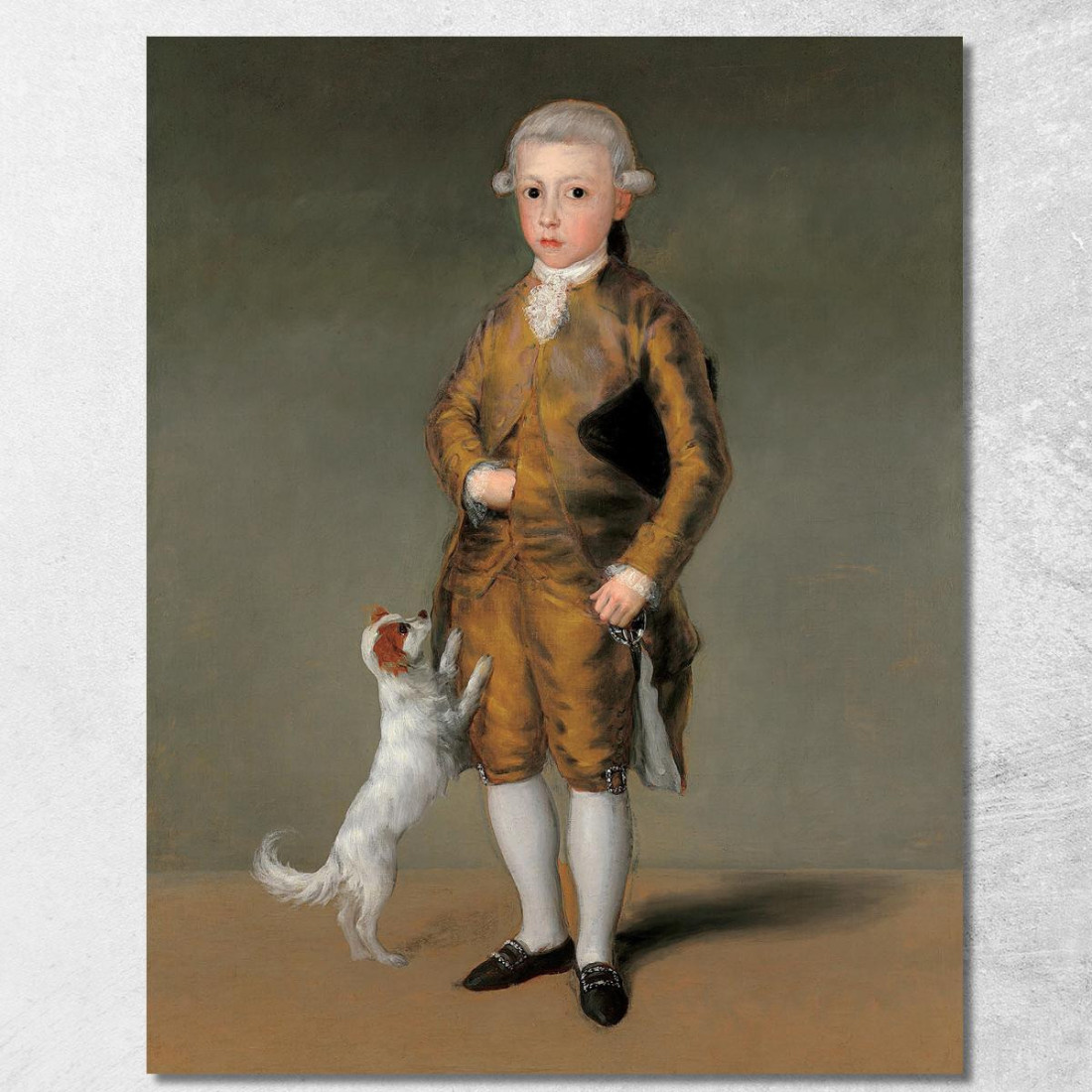 Don Vicente Isabel Osorio De Moscoso E Álvarez De Toledo Conte Di Trastámara Francisco de Goya fgy13 quadro stampato su tela