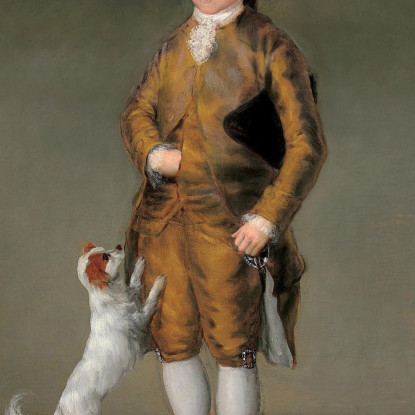 Don Vicente Isabel Osorio De Moscoso E Álvarez De Toledo Conte Di Trastámara Francisco de Goya fgy13 quadro stampato su tela