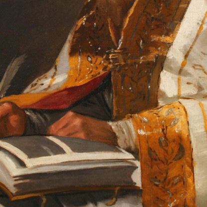 San Gregorio Magno Papa Francisco de Goya fgy54 quadro stampato su tela