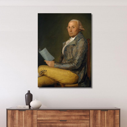 Sebastian Martinez E Perez Francisco de Goya fgy56 quadro stampato su tela