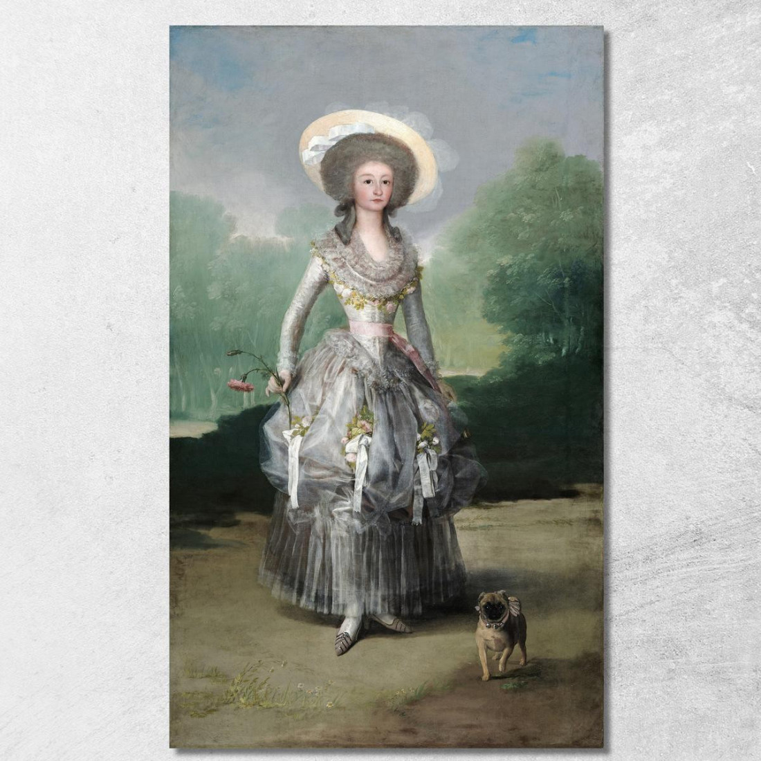 La Marchesa Di Pontejos Francisco de Goya fgy64 quadro stampato su tela