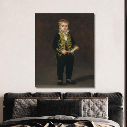 Victor Guye Francisco de Goya fgy72 quadro stampato su tela