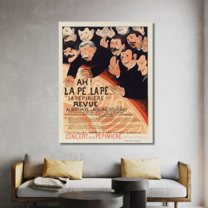 Ah! Il Pé.. Il Pé.. L'Asilo Nido Félix Vallotton fvl2 quadro stampato su tela