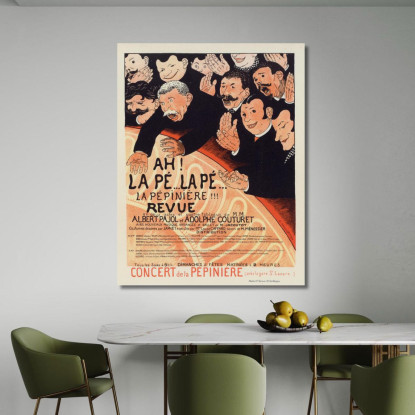 Ah! Il Pé.. Il Pé.. L'Asilo Nido Félix Vallotton fvl2 quadro stampato su tela