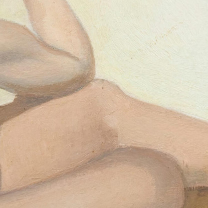 Bagnante Seduto Sulla Sabbia Félix Vallotton fvl5 quadro stampato su tela
