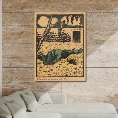 Crimini E Punizioni Scoprirai Che È Piuttosto Difficile! Félix Vallotton fvl12 quadro stampato su tela