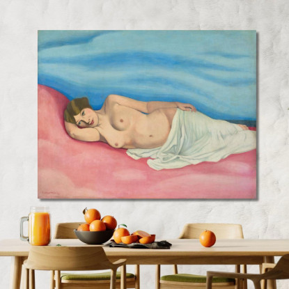 Donna Sdraiata Félix Vallotton fvl16 quadro stampato su tela