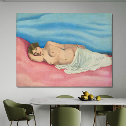 Donna Sdraiata Félix Vallotton fvl16 quadro stampato su tela