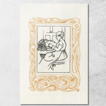 Pizzo Félix Vallotton fvl22 quadro stampato su tela