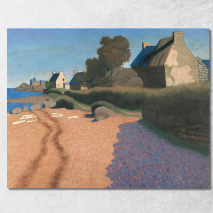 Paesaggio A Loguivy Félix Vallotton fvl26 quadro stampato su tela