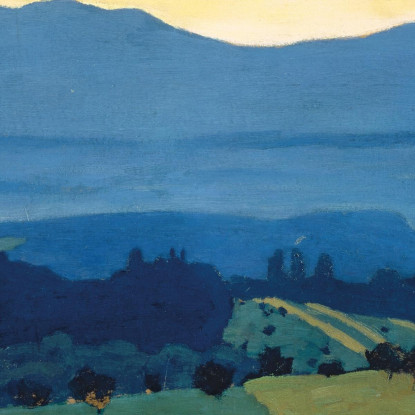 Paesaggio Nel Giura Vicino A Romanel Félix Vallotton fvl27 quadro stampato su tela