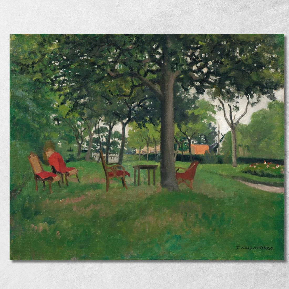 Poltrone Varengeville Félix Vallotton fvl32 quadro stampato su tela