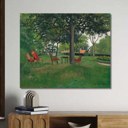 Poltrone Varengeville Félix Vallotton fvl32 quadro stampato su tela