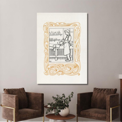 Arredamento Félix Vallotton fvl35 quadro stampato su tela