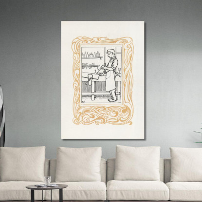 Arredamento Félix Vallotton fvl35 quadro stampato su tela