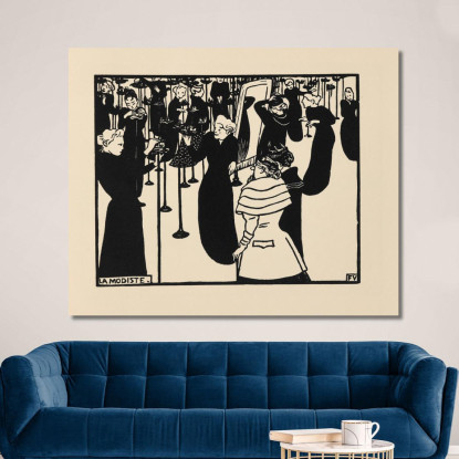 Meier-Graefe Félix Vallotton fvl37 quadro stampato su tela