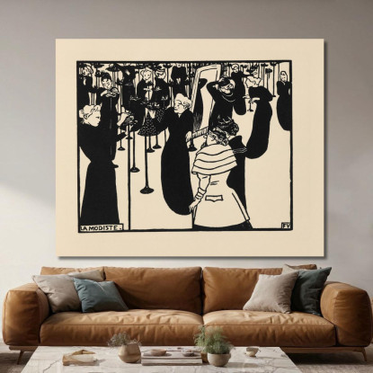 Meier-Graefe Félix Vallotton fvl37 quadro stampato su tela