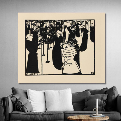 Meier-Graefe Félix Vallotton fvl37 quadro stampato su tela