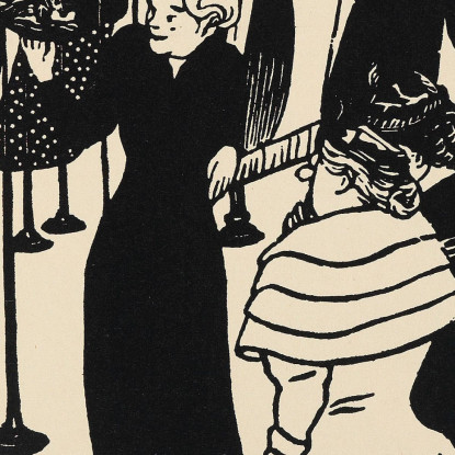 Meier-Graefe Félix Vallotton fvl37 quadro stampato su tela