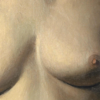 Nudo Con Fascia Blu Félix Vallotton fvl40 quadro stampato su tela