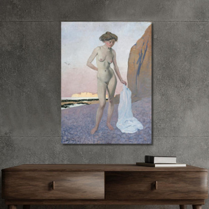 Sulla Spiaggia Félix Vallotton fvl41 quadro stampato su tela