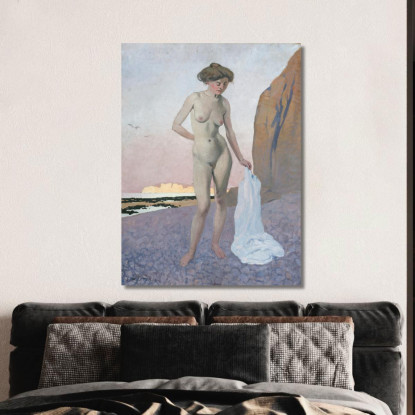 Sulla Spiaggia Félix Vallotton fvl41 quadro stampato su tela