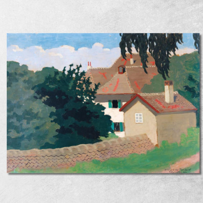 Ricordo Da Romanel Félix Vallotton fvl44 quadro stampato su tela