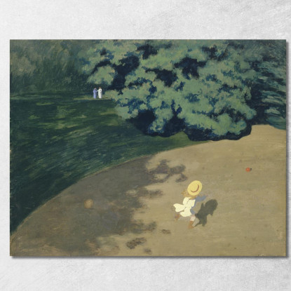 La Palla Félix Vallotton fvl49 quadro stampato su tela