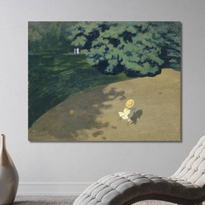 La Palla Félix Vallotton fvl49 quadro stampato su tela