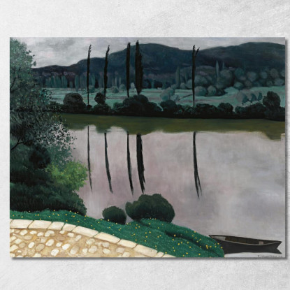 La Dordogna A Vitrac Félix Vallotton fvl54 quadro stampato su tela