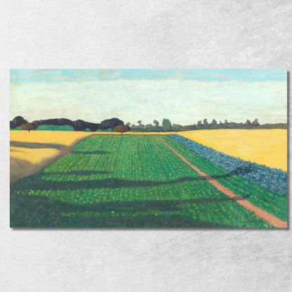 L'Altopiano Dei Campi Della Croce Rossa Félix Vallotton fvl55 quadro stampato su tela