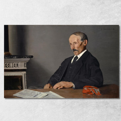 La Vecchia Portiera Félix Vallotton fvl58 quadro stampato su tela