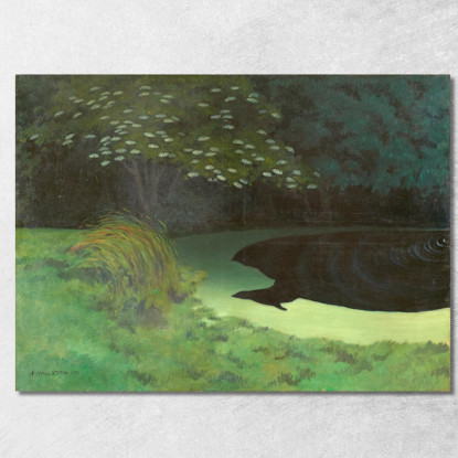 Lo Stagno Di Honfleur Félix Vallotton fvl61 quadro stampato su tela
