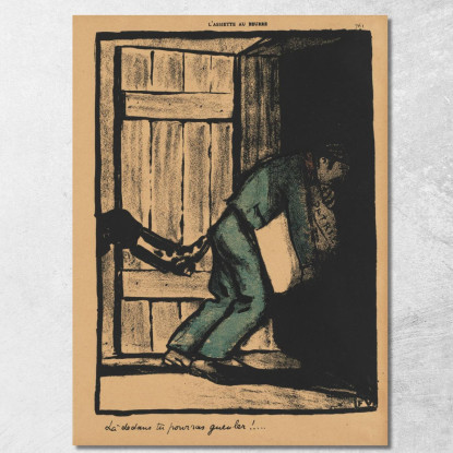 Crimini E Punizioni Puoi Urlare Félix Vallotton fvl80 quadro stampato su tela