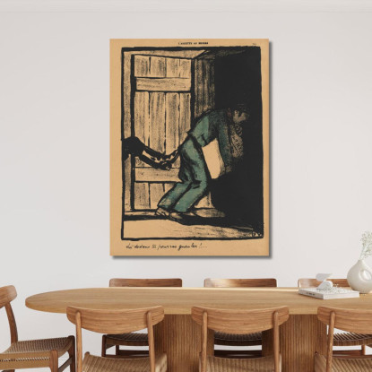 Crimini E Punizioni Puoi Urlare Félix Vallotton fvl80 quadro stampato su tela