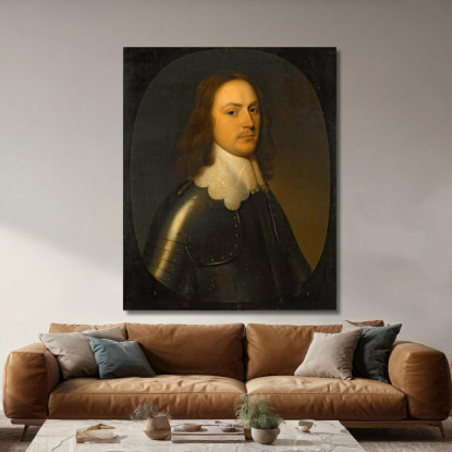 Ritratto Di Un Ufficiale Gerard van Honthorst gvh33 quadro stampato su tela