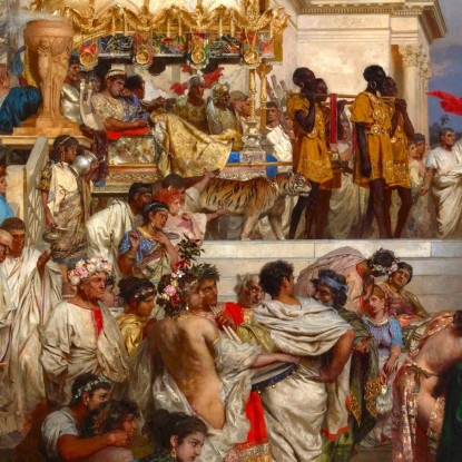 Le Torce Di Nerone Henryk Siemiradzki hsm26 quadro stampato su tela