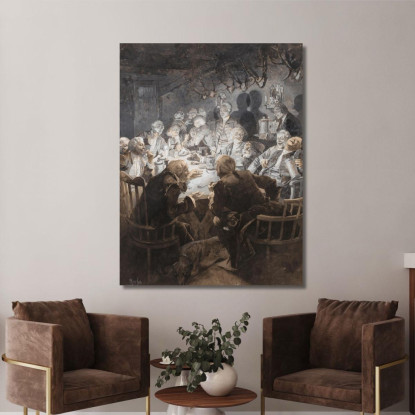 Guglielmo I Nel Suo College Del Tabacco Alphonse Mucha amu49 quadro stampato su tela