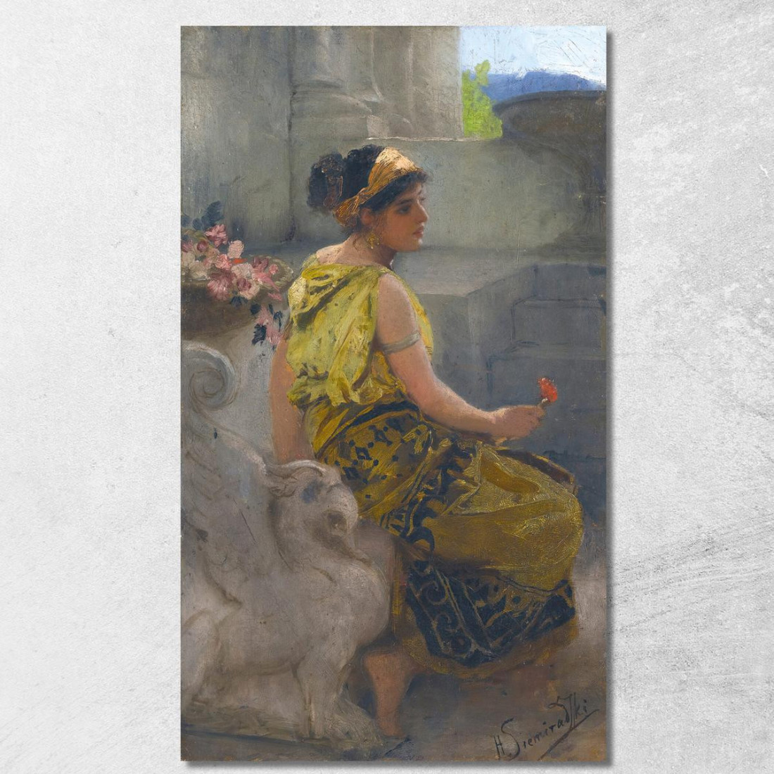 Bellezza Del Sud Henryk Siemiradzki hsm39 quadro stampato su tela