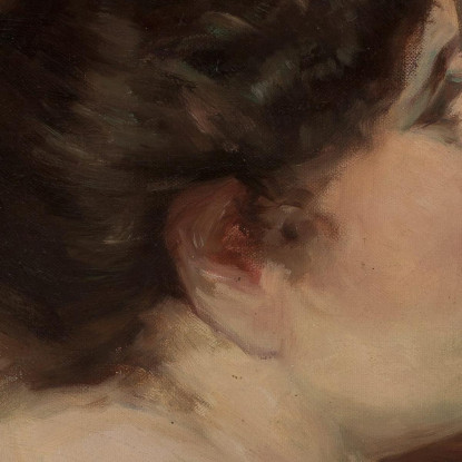 Studio Di Una Testa Henryk Siemiradzki hsm42 quadro stampato su tela