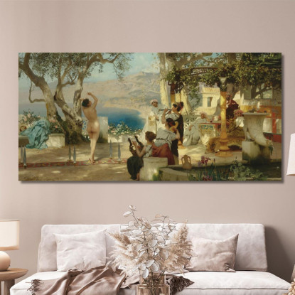 La Danza Della Spada Henryk Siemiradzki hsm45 quadro stampato su tela