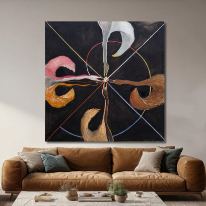 Gruppo Ix Suw Il Hilma af Klint hak10 quadro stampato su tela